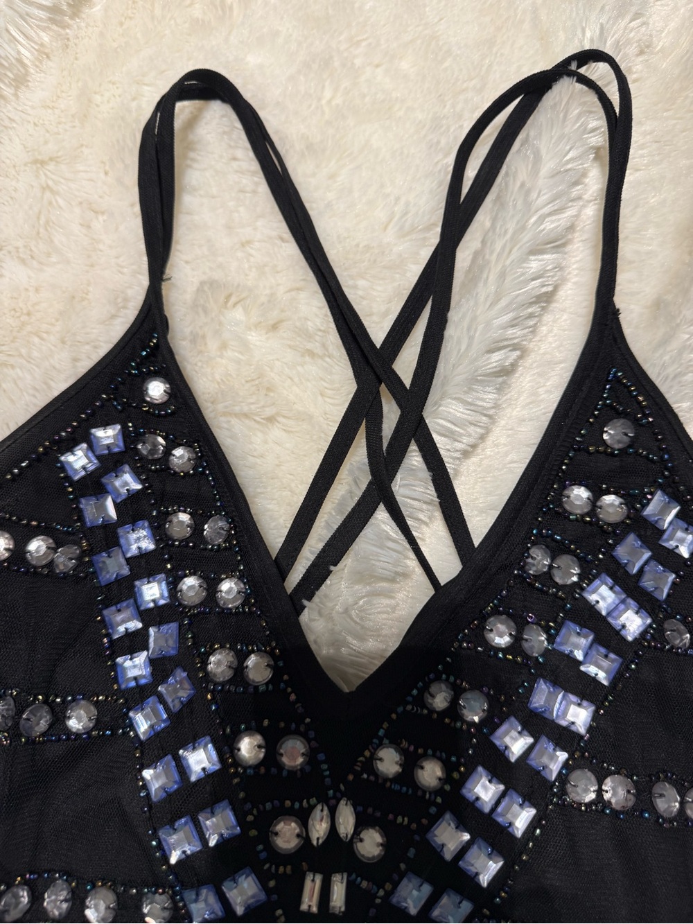 NBD Rhinestone Tank Top - Picture 3 of 5